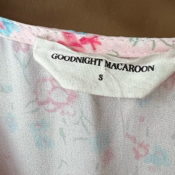 Goodnight Macaroon Floral Dress Size Small Cottagecore Prairie Fairy Flounce - Picture 8 of 12